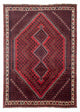 Shiraz Teppich 200x295cm - Perserteppich - dunkelrot