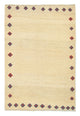 Gabbeh Persisch Teppich 146x218cm - Perserteppich Wollteppich - beige