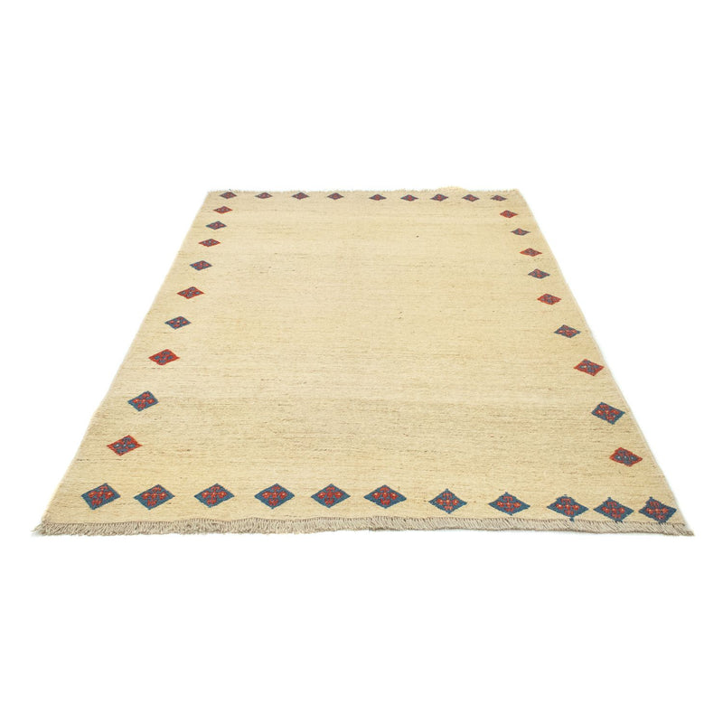 Gabbeh Persisch Teppich 146x218cm - Perserteppich Wollteppich - beige