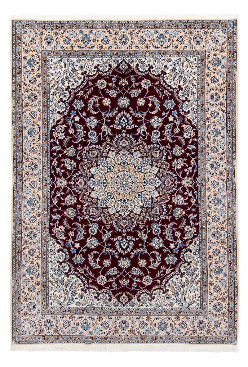 Nain - 9La Teppich 201x305cm - Perserteppich - dunkelrot