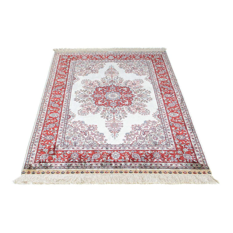 Hereke Teppich 91x137cm - Orientteppich - dunkelrot