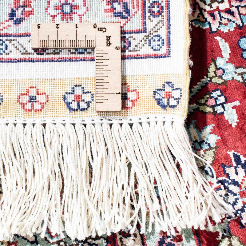 Hereke Teppich 91x137cm - Orientteppich - dunkelrot