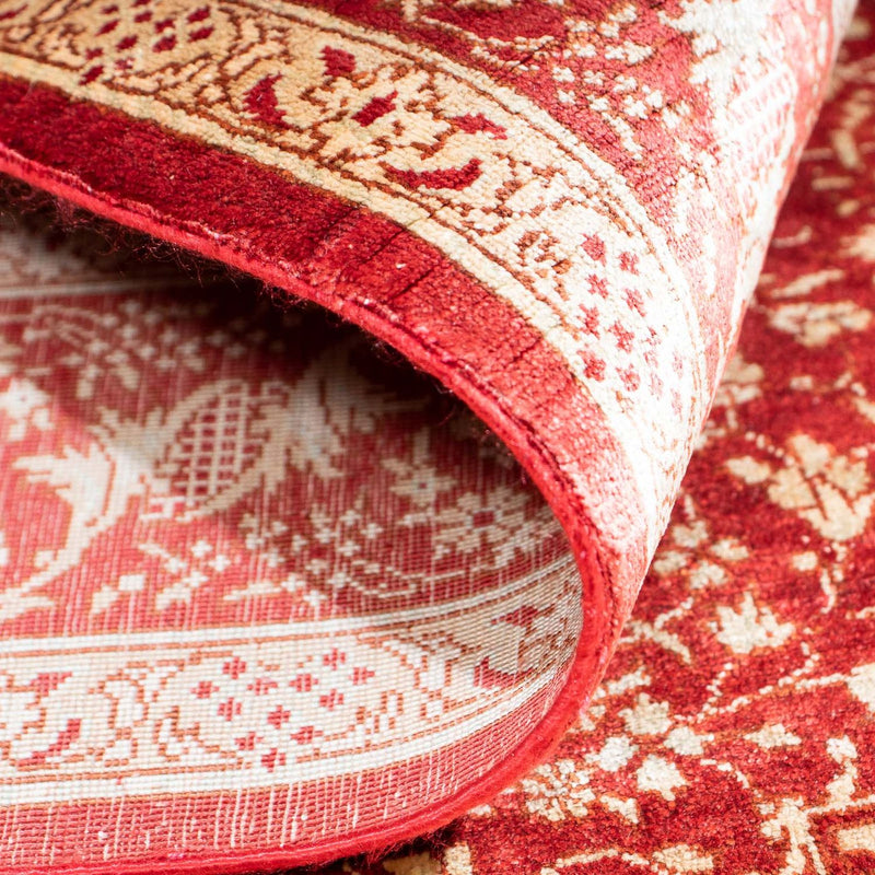 Hereke Teppich 69x122cm - Orientteppich - dunkelrot