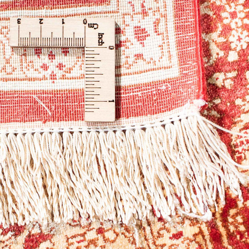 Hereke Teppich 69x122cm - Orientteppich - dunkelrot