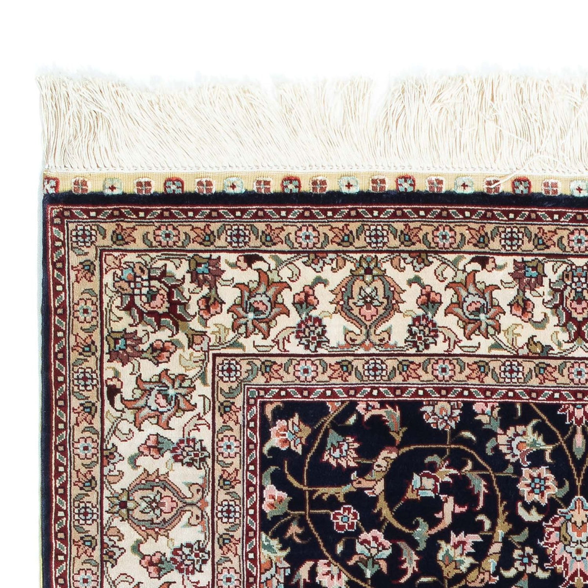 Hereke Teppich 76x122cm - Orientteppich - dunkelrot