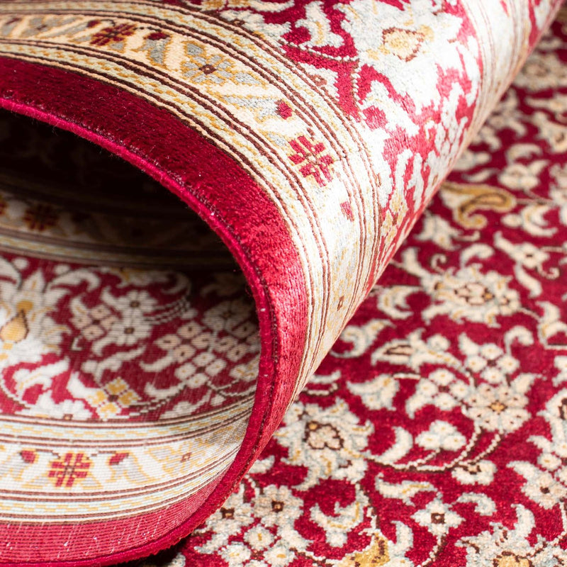 Hereke Teppich 76x122cm - Orientteppich - dunkelrot