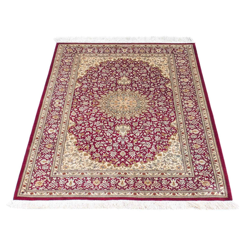 Hereke Teppich 76x122cm - Orientteppich - dunkelrot