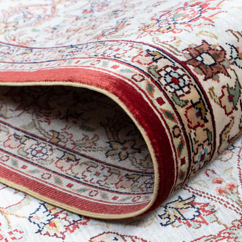 Hereke Teppich 78x368cm - Orientteppich - dunkelrot