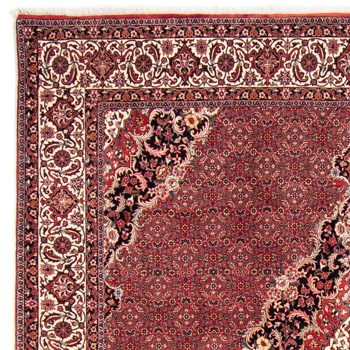 Bidjar Teppich 253x253cm - Perserteppich - dunkelrot