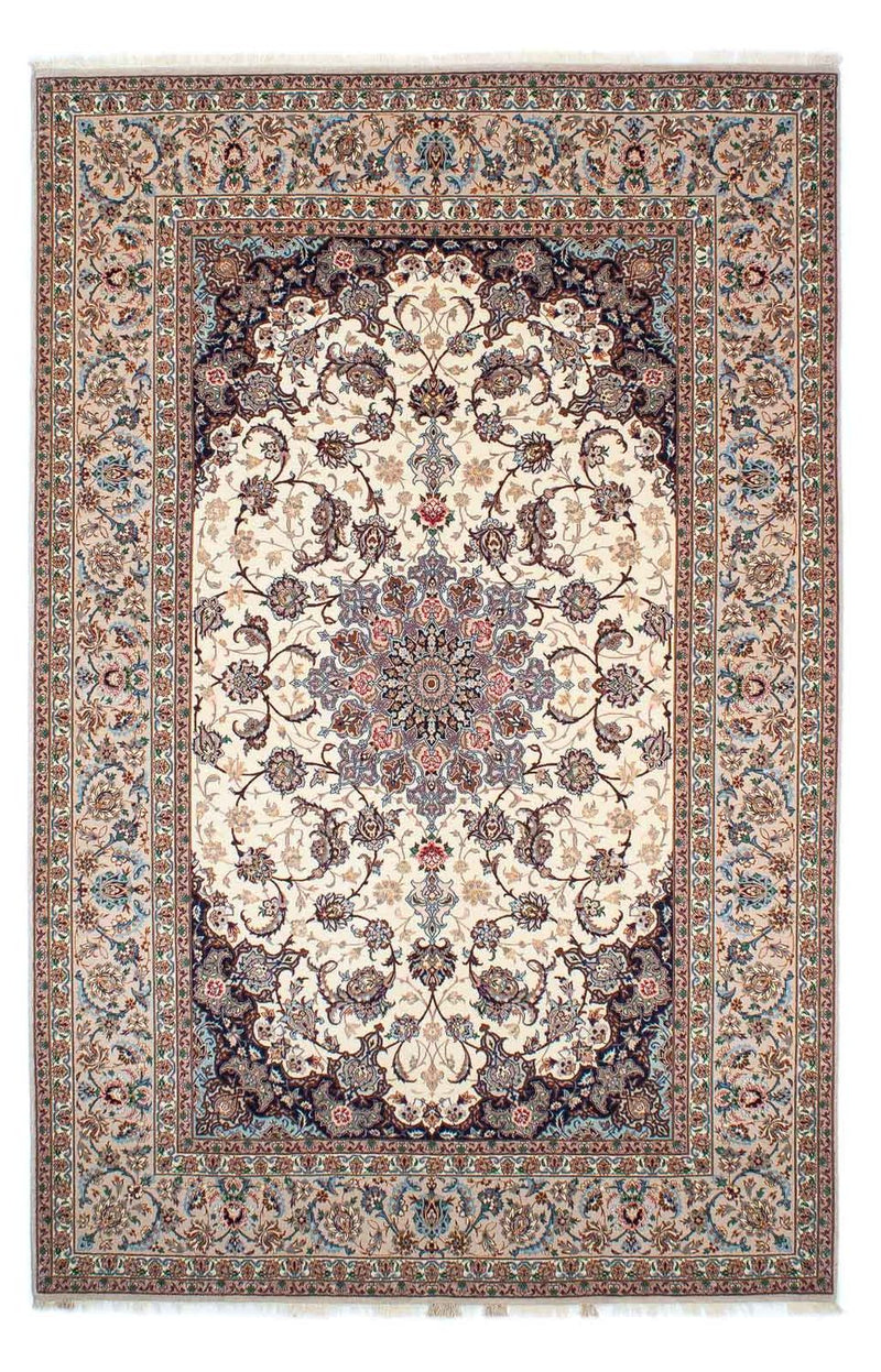 Isfahan Teppich 155x242cm - Perserteppich - beige