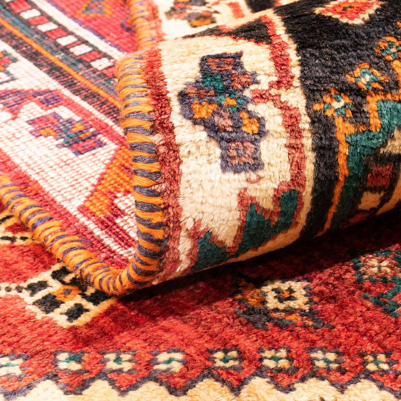 Shiraz Teppich 103x143cm - Perserteppich - rot