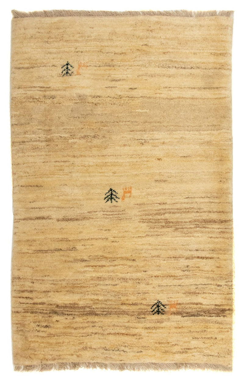 Gabbeh Teppich - Perser 80 x 128 cm - hellbraun