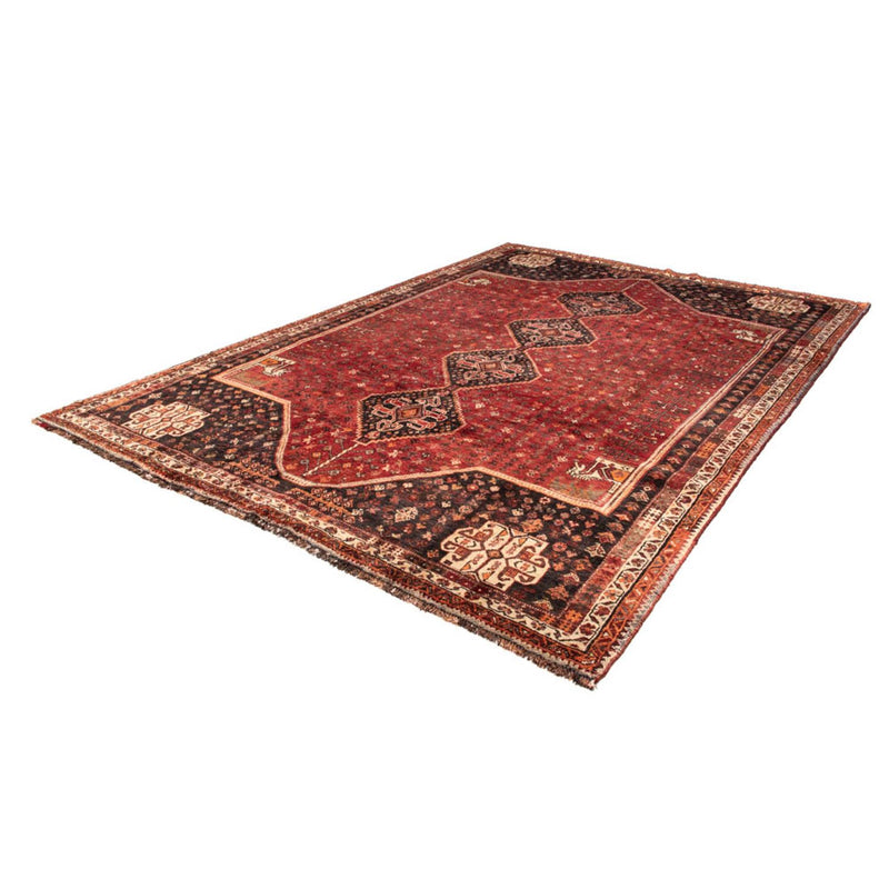 Shiraz Teppich 227x310cm - Perserteppich - dunkelrot