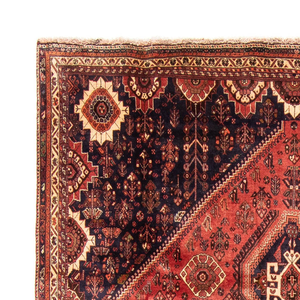Ghashghai Teppich 221x330cm - Perserteppich - hellrot