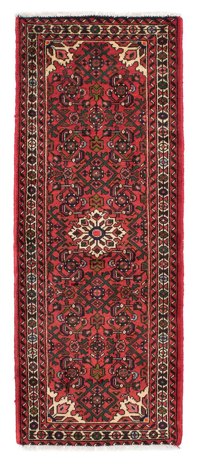 Hosseinabad Teppich 73x192cm - Perserteppich - dunkelrot