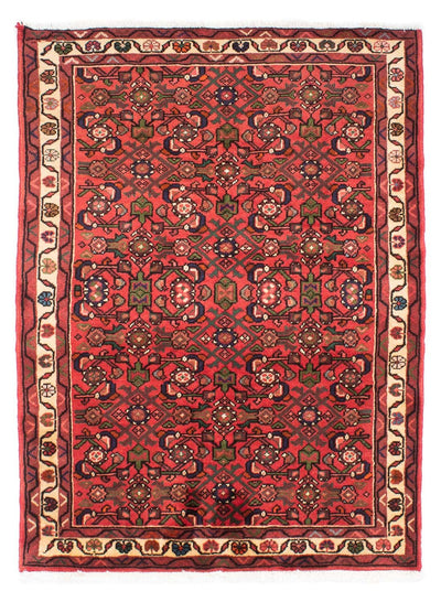 Hosseinabad Teppich 107x146cm - Perserteppich - rot