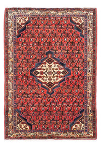 Hosseinabad Teppich 105x160cm - Perserteppich - dunkelrot – product image