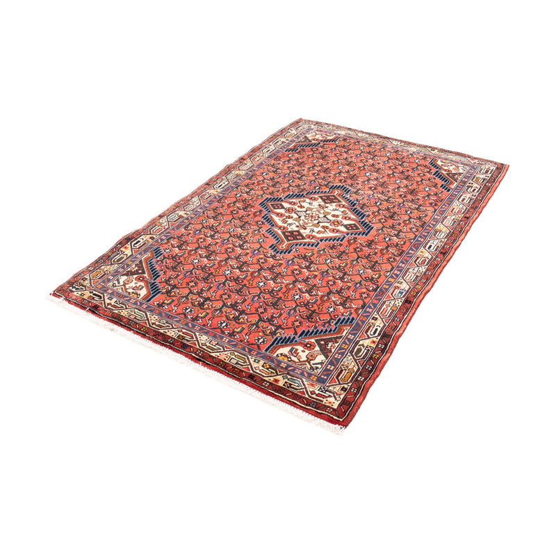 Hosseinabad Teppich 105x160cm - Perserteppich - dunkelrot
