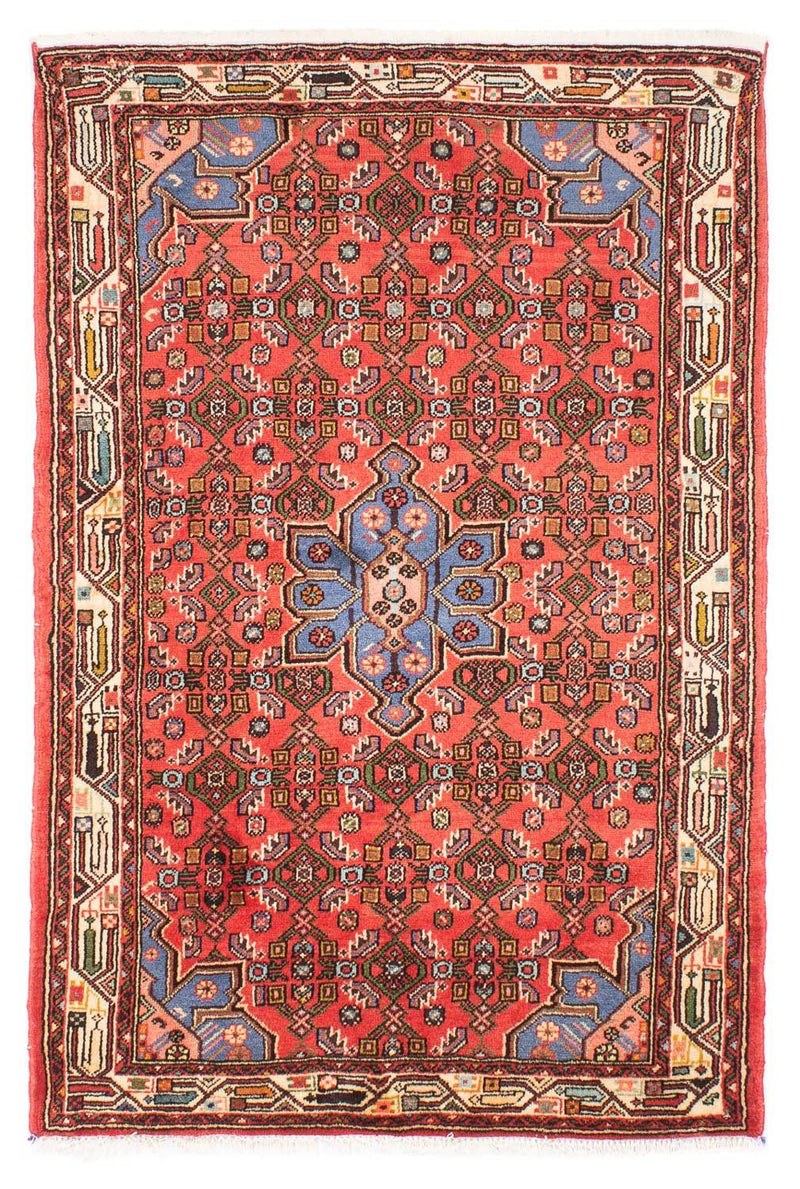 Hosseinabad Teppich 102x150cm - Perserteppich - rot