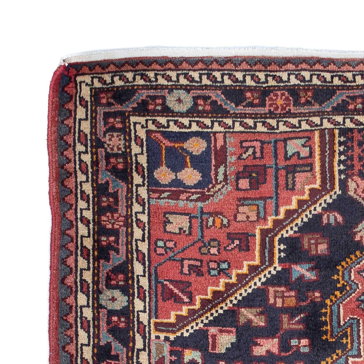 Hosseinabad Teppich 104x157cm - Perserteppich - dunkelblau