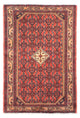 Hosseinabad Teppich 102x150cm - Perserteppich - hellrot