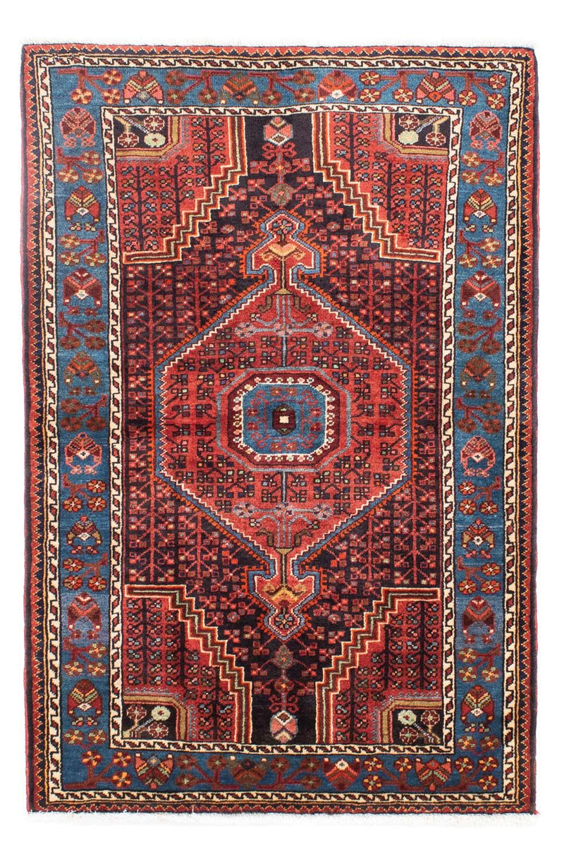 Hosseinabad Teppich 110x163cm - Perserteppich - rot