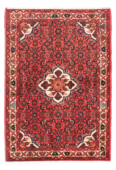 Hosseinabad Teppich 105x155cm - Perserteppich - rot