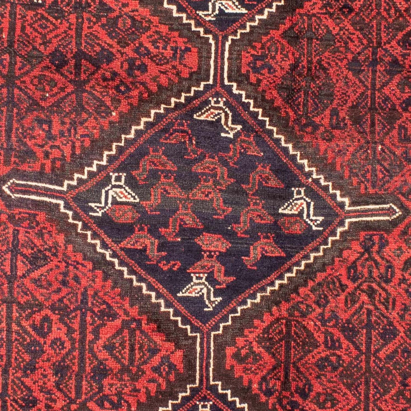 Shiraz Teppich 210x290cm - Perserteppich - hellrot