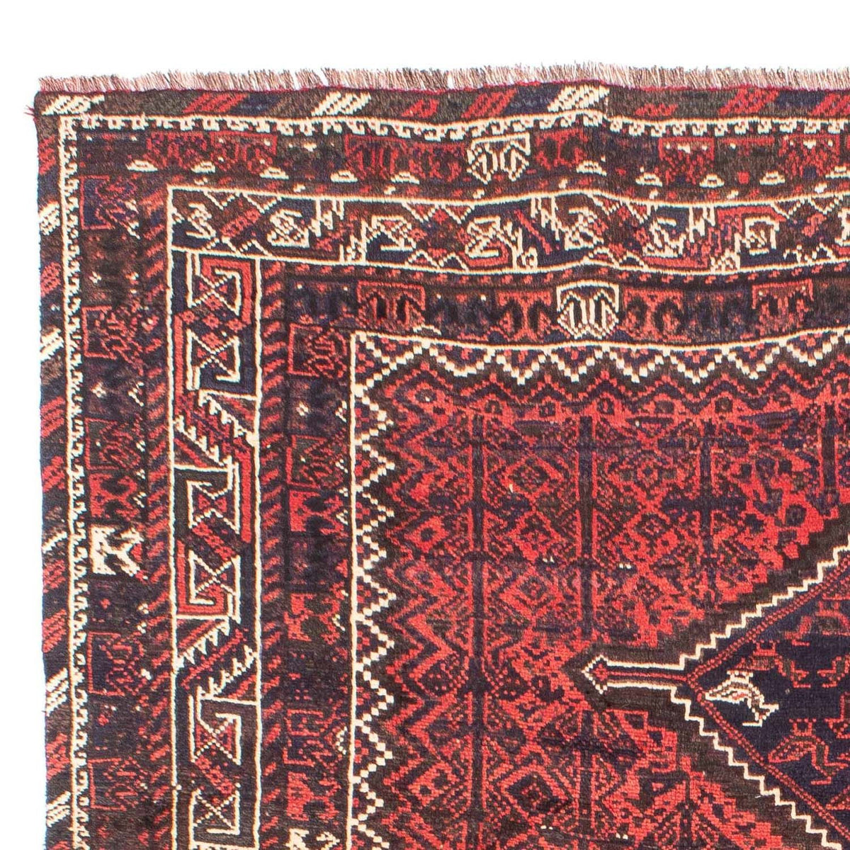 Shiraz Teppich 210x290cm - Perserteppich - hellrot