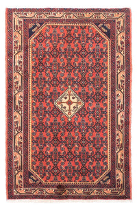 Hosseinabad Teppich 98x150cm - Perserteppich - hellrot – product image