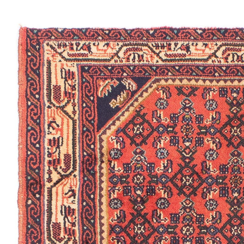 Hosseinabad Teppich 98x150cm - Perserteppich - hellrot