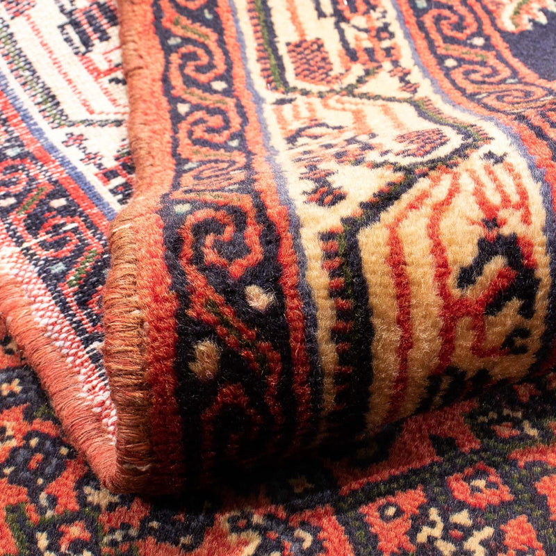 Hosseinabad Teppich 98x150cm - Perserteppich - hellrot