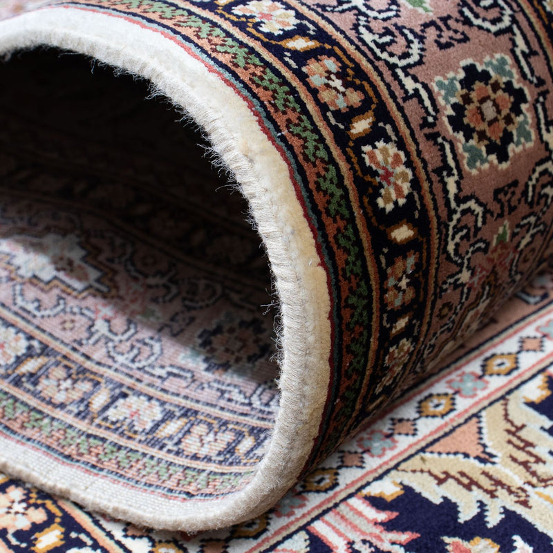 Kaschmir Seide Teppich 74x302cm - Orientteppich - mehrfarbig