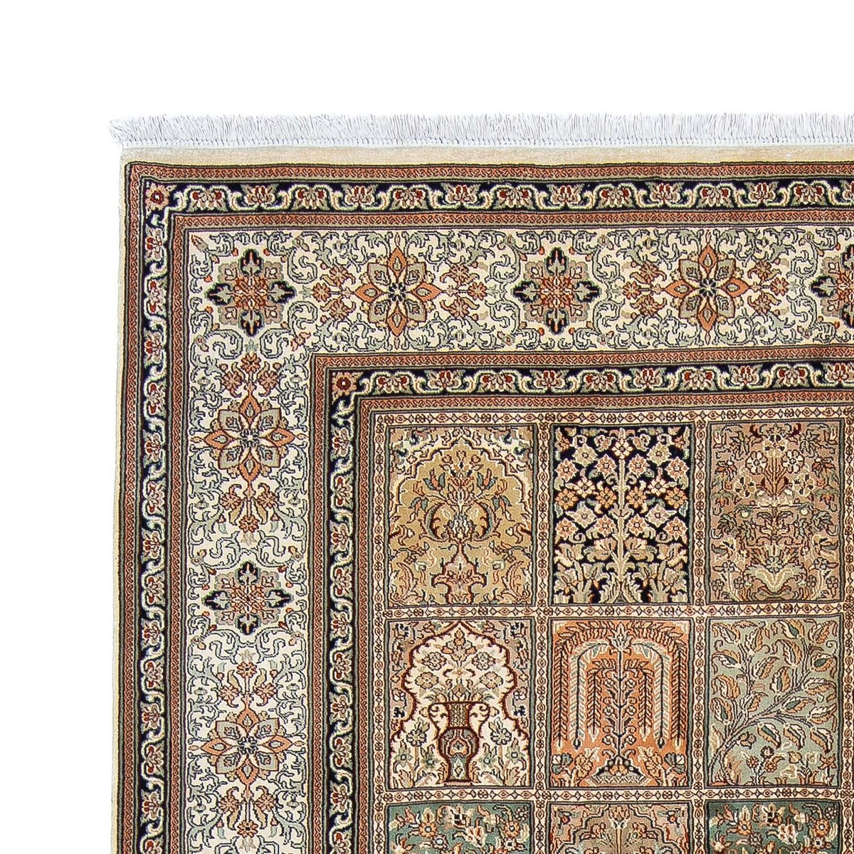 Kaschmir Seide Teppich 172x260cm - Orientteppich - mehrfarbig