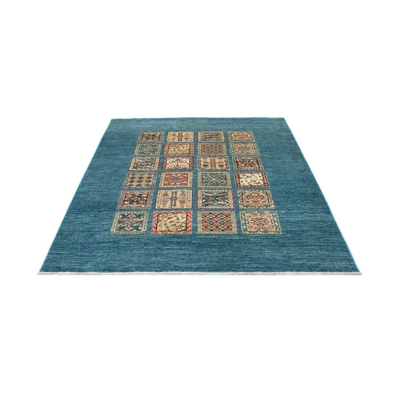 Ziegler Teppich 145 x 209 cm - seeblau
