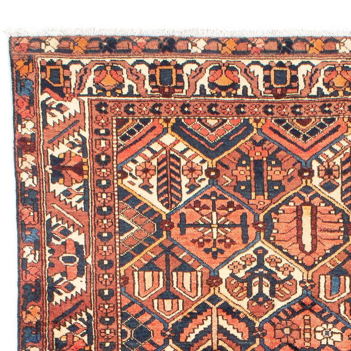 Bachtiar Teppich 209x313cm - Perserteppich - hellrot