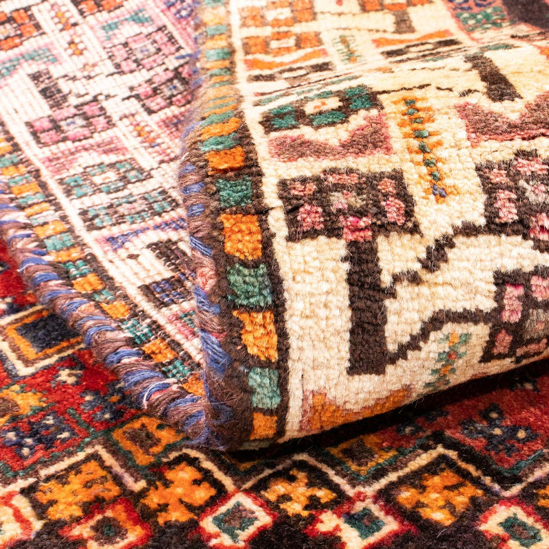 Shiraz Teppich 110x166cm - Perserteppich - rot