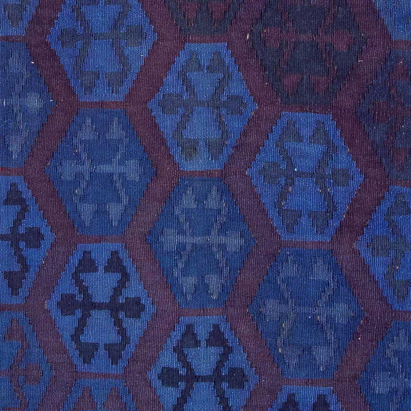 Kelim Teppich - Oriental 155 x 195 cm - blau