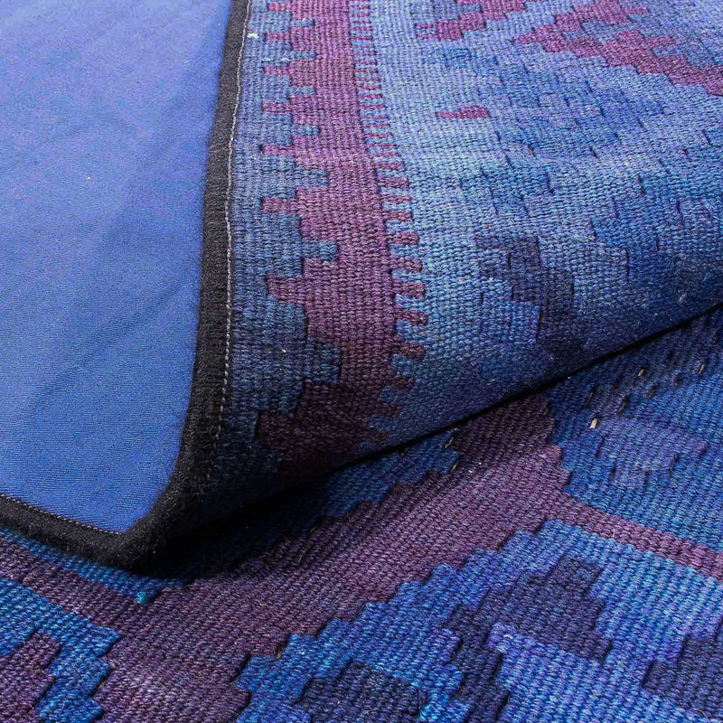 Kelim Teppich - Oriental 155 x 195 cm - blau