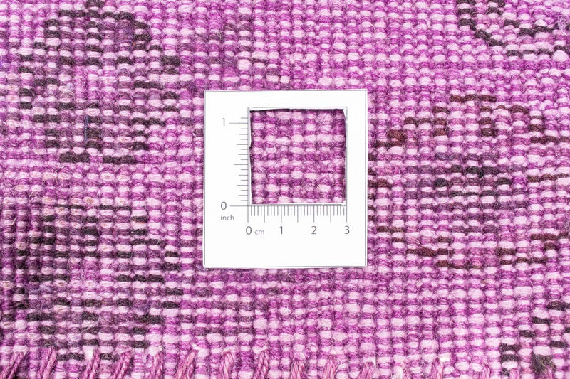 Patchwork Teppich 170 x 240 cm - lila