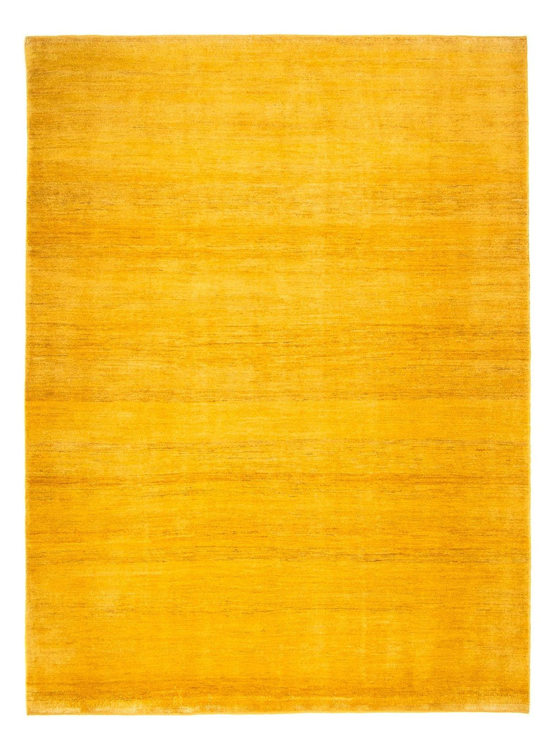 Gabbeh Persisch Teppich 246x344cm - Perserteppich Wollteppich - gold