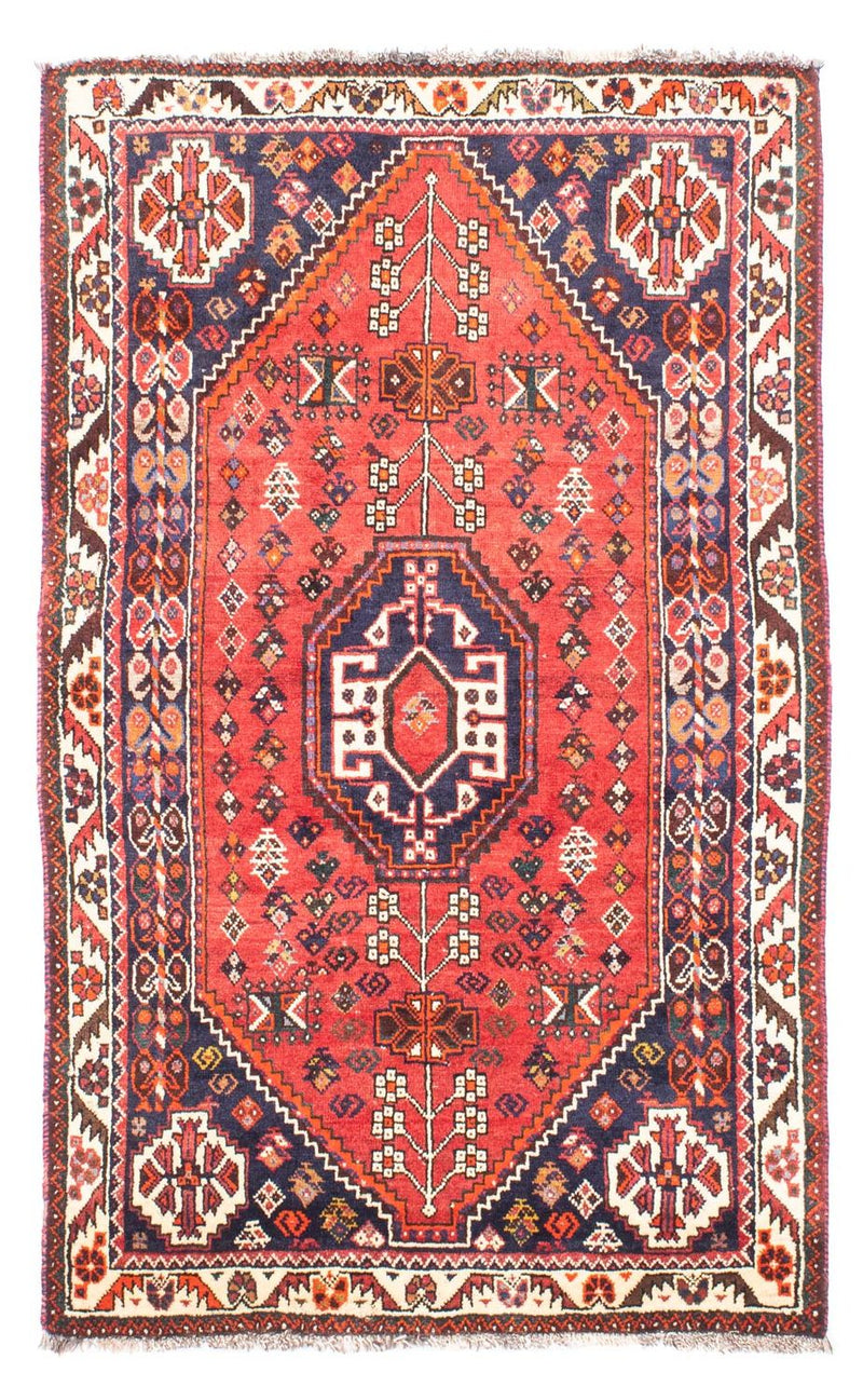 Shiraz Teppich 100x170cm - Perserteppich - dunkelrot