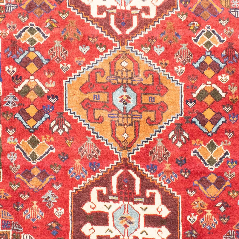 Shiraz Teppich 120x150cm - Perserteppich - dunkelrot