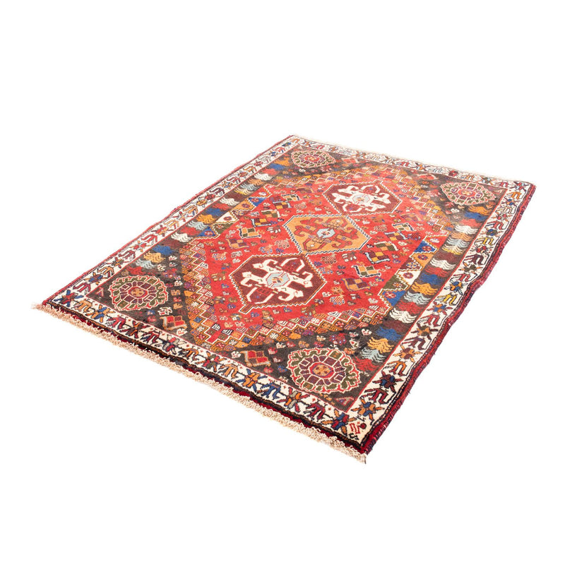 Shiraz Teppich 120x150cm - Perserteppich - dunkelrot
