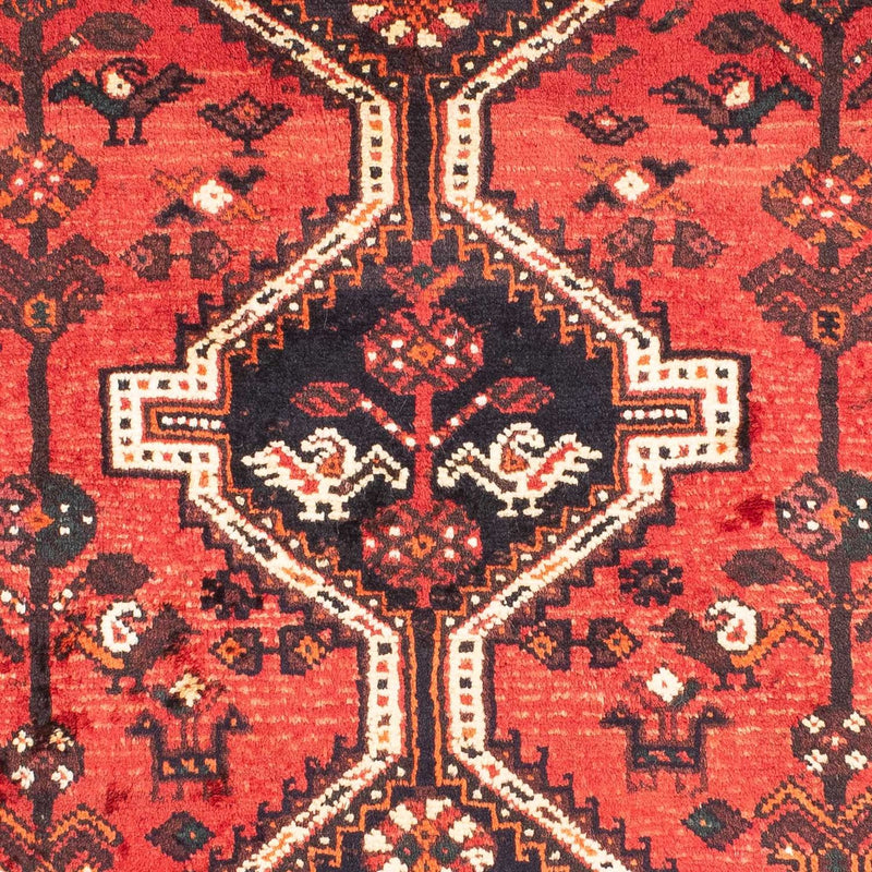 Shiraz Teppich 113x160cm - Perserteppich - dunkelrot