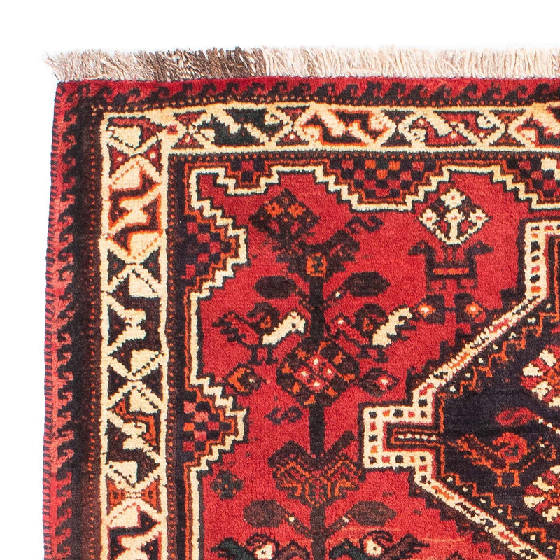 Shiraz Teppich 113x160cm - Perserteppich - dunkelrot