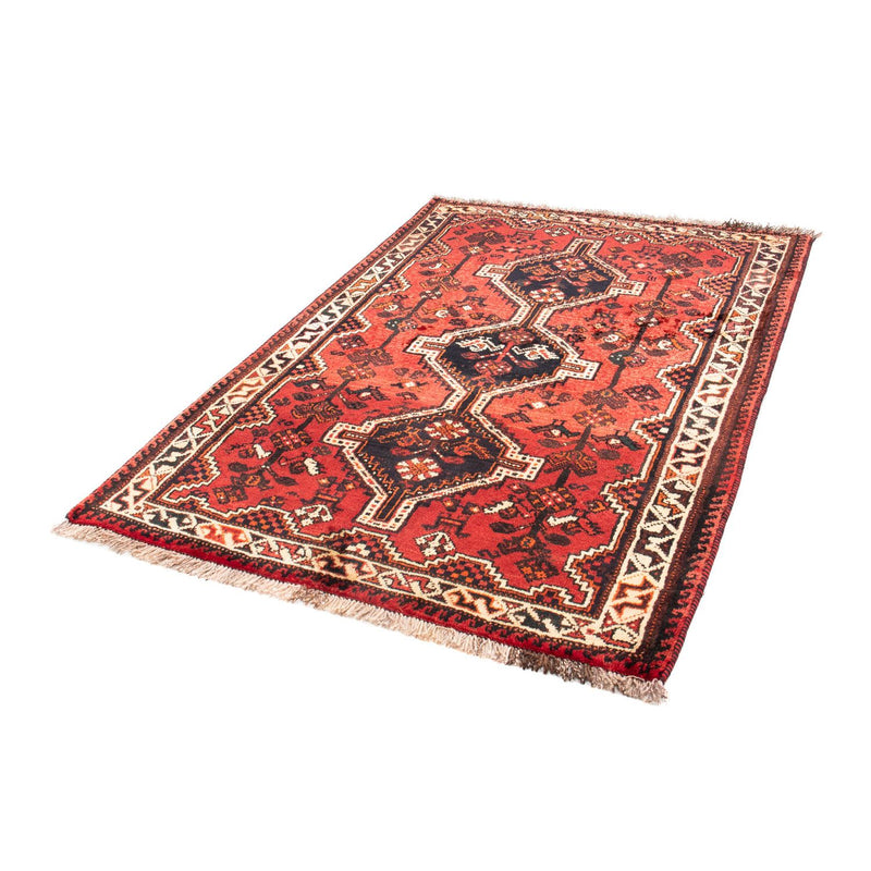 Shiraz Teppich 113x160cm - Perserteppich - dunkelrot