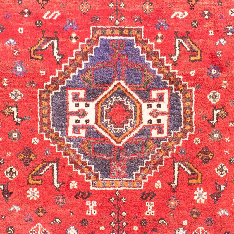 Shiraz Teppich 116x152cm - Perserteppich - dunkelrot