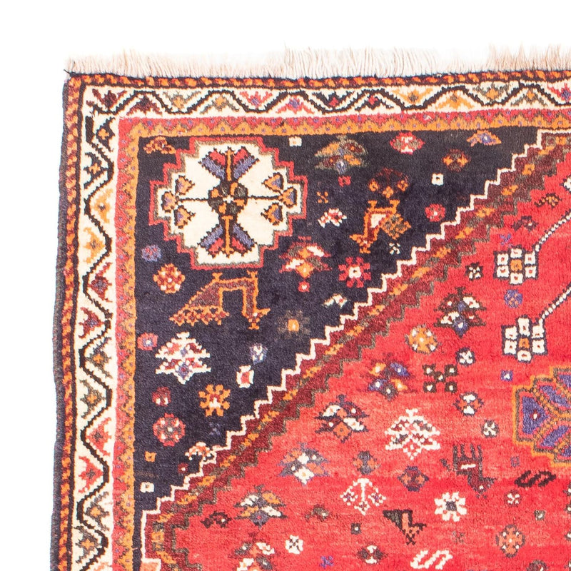 Shiraz Teppich 116x152cm - Perserteppich - dunkelrot