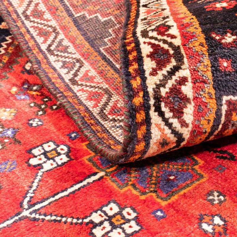 Shiraz Teppich 116x152cm - Perserteppich - dunkelrot